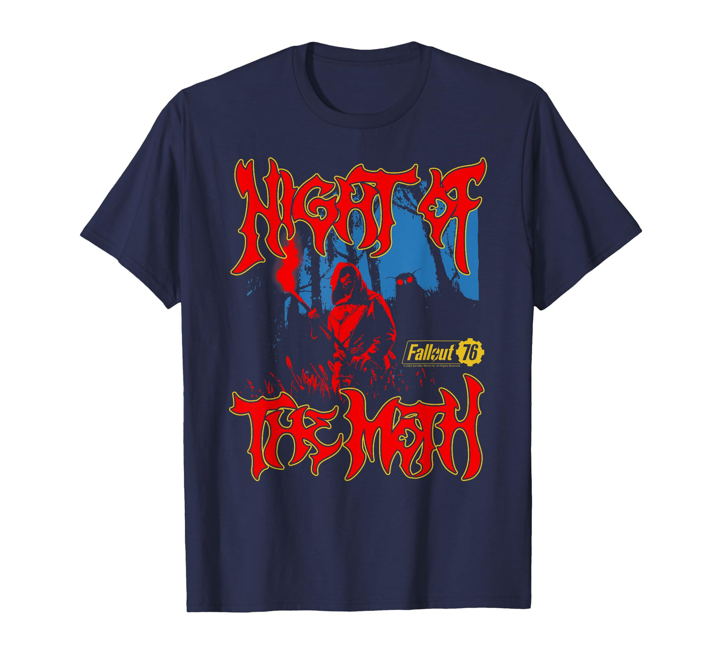 Fallout Video Game Night of the Moth Heavy Metal T-Shirt