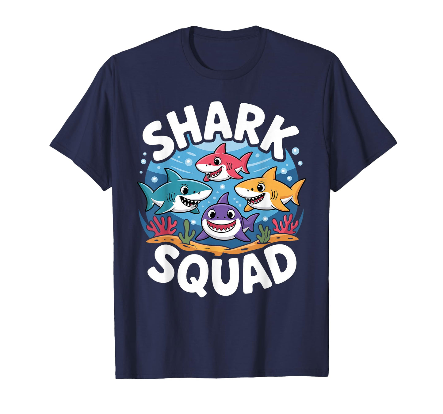 Cool Shark Art for Men Women Great White Hammerhead Shark T-Shirt