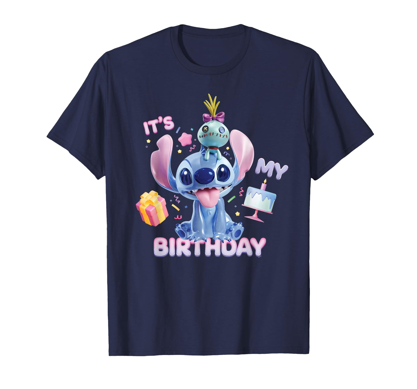 Disney Stitch & Scrump "It's My Birthday" Birthday Party T-Shirt
