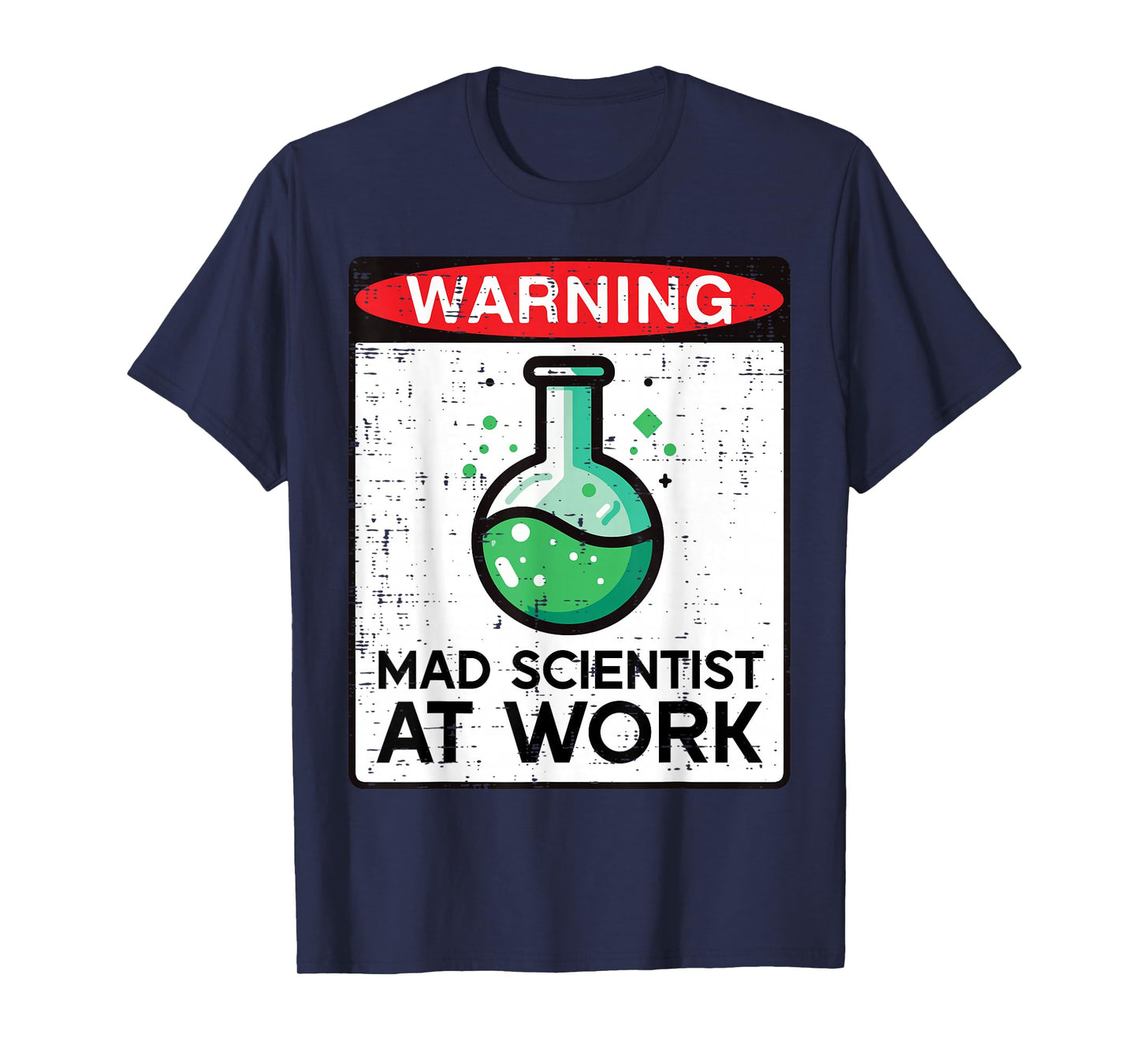 Halloween Mad Scientist at Work Nerd Costume Men Women Kids T-Shirt
