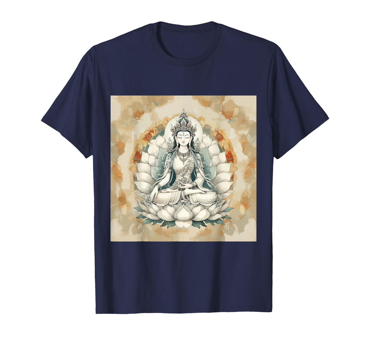 White Tara Tibetan Buddhism Goddess Ancient Deity T-Shirt