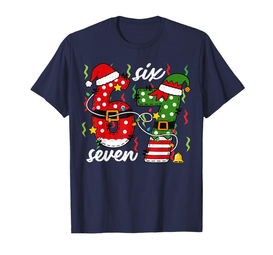 67 Christmas Funny 6 7 Meme Six Seven Shirt Boys Girls Kids T-Shirt