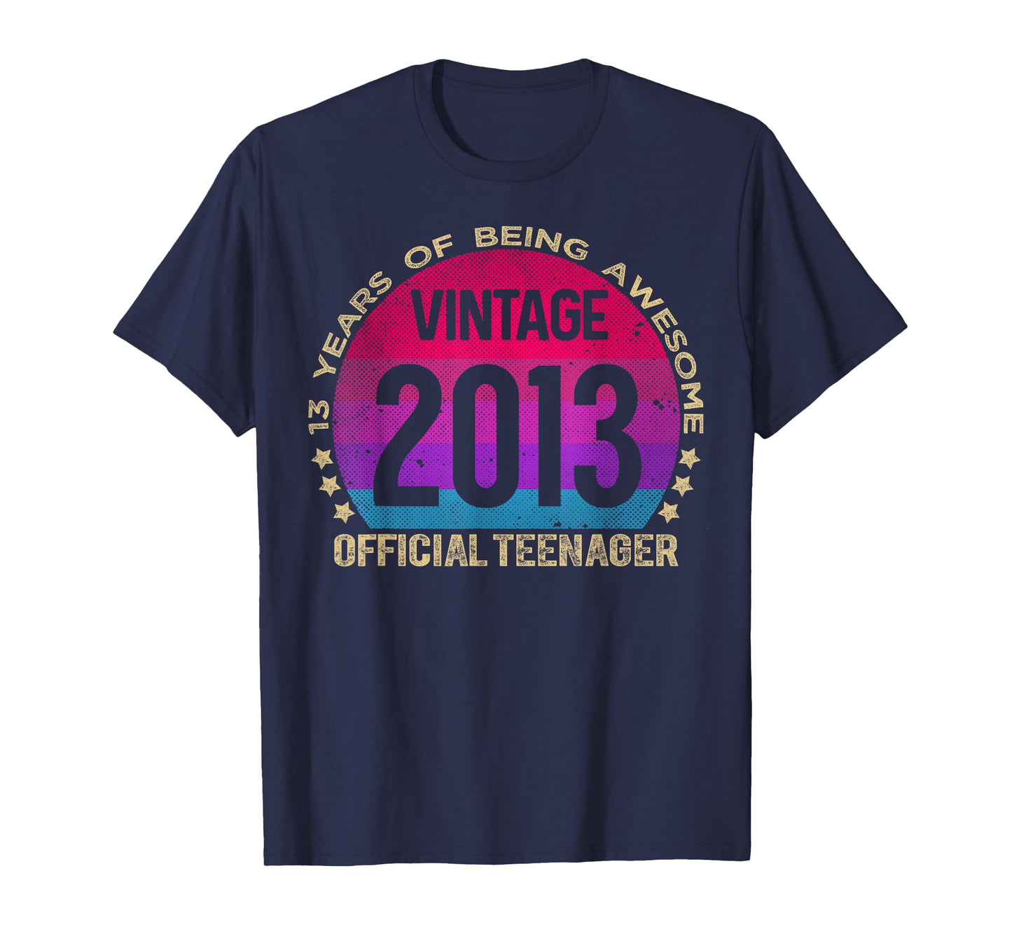 Official Teenager 13 Year Old Gifts Vintage 2013 Boys Girls T-Shirt