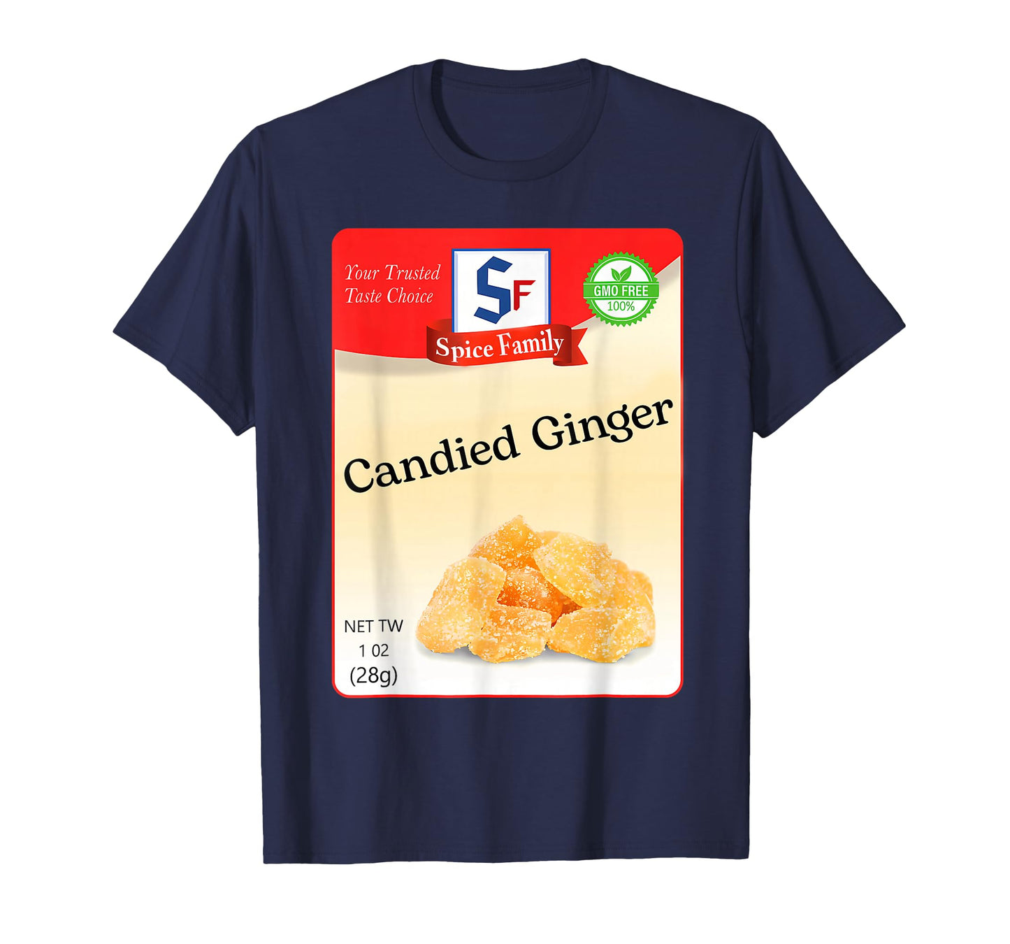 Candied Ginger Condiment Holiday Spice Group Costumes T-Shirt