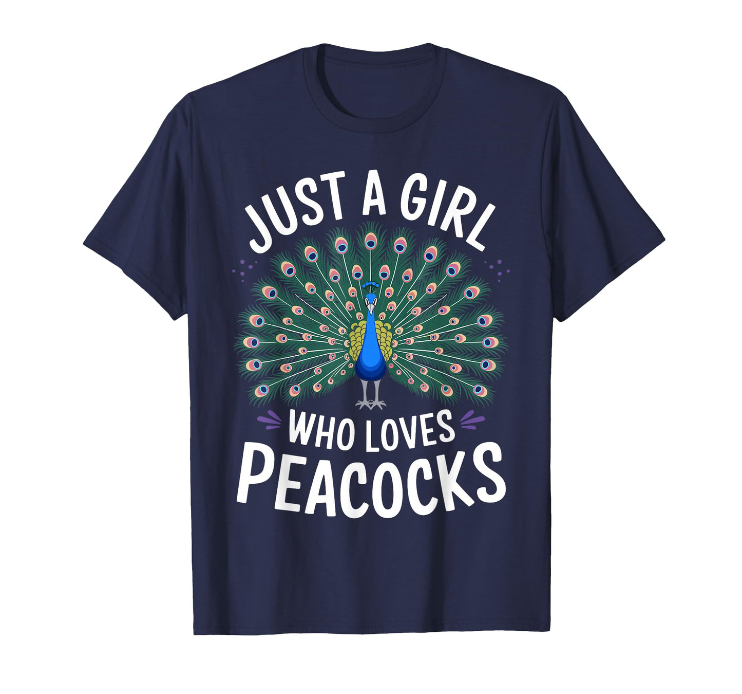 Funny Peacock Costume for Women Girls Kids Peacock Lovers T-Shirt
