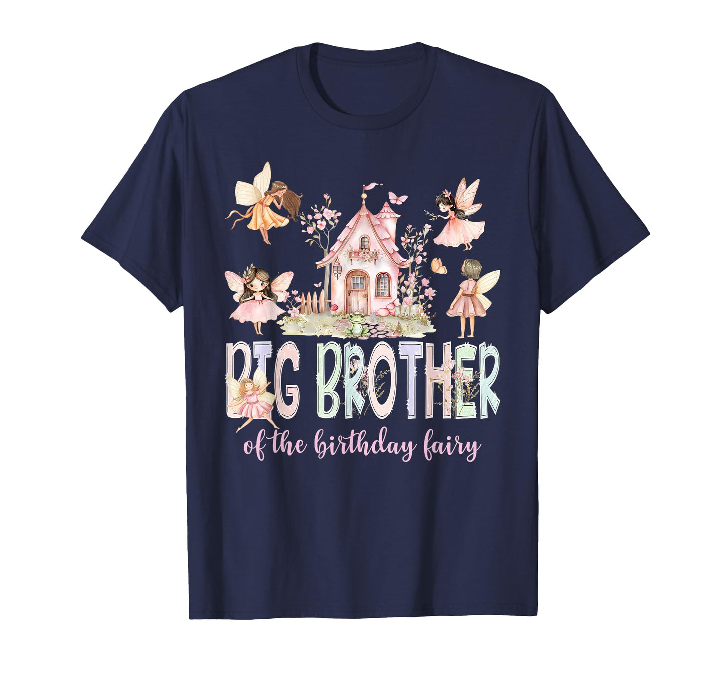 Big Brother of The Birthday Fairy Girl Magical Matching T-Shirt