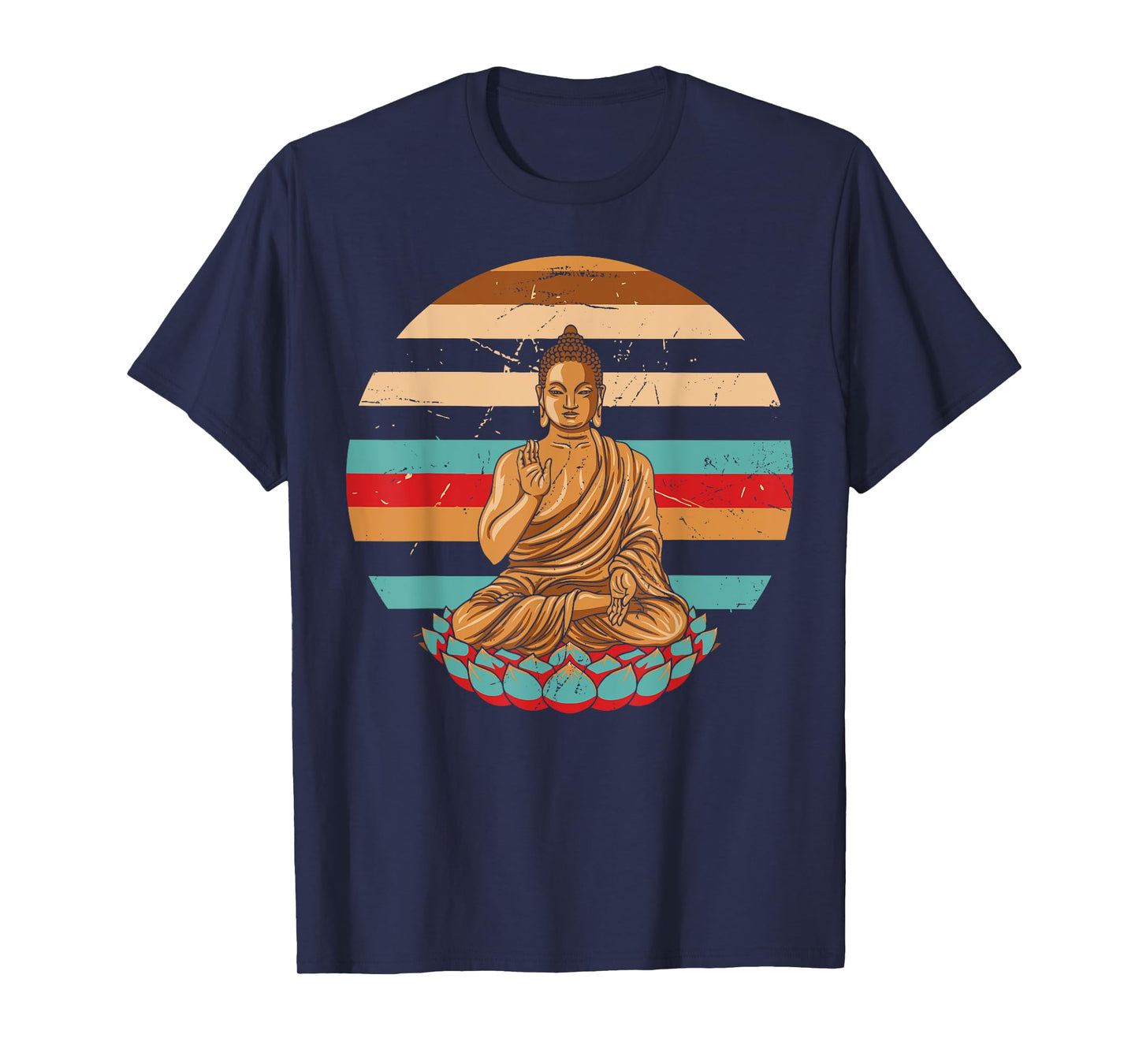 Vintage Style Retro Sleeping Buddha Gift T-Shirt T-Shirt