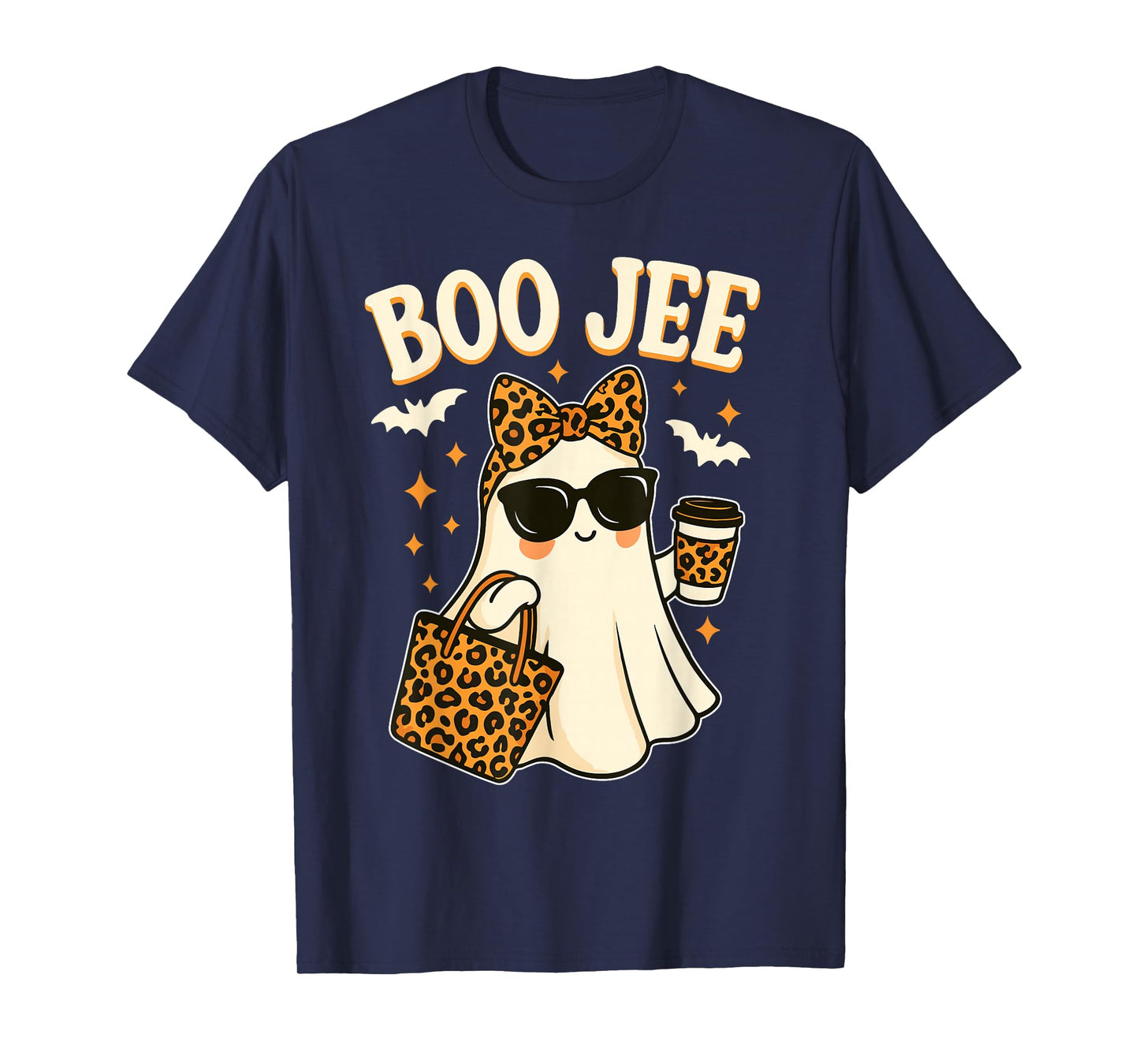 Boo JEE Ghost Shirt Halloween Women Girls Boojee Halloween T-Shirt