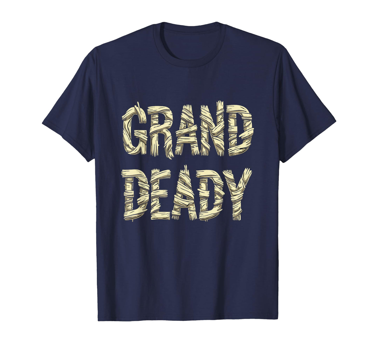 Funny Grand Mummy Matching Couple Halloween Family Costume T-Shirt