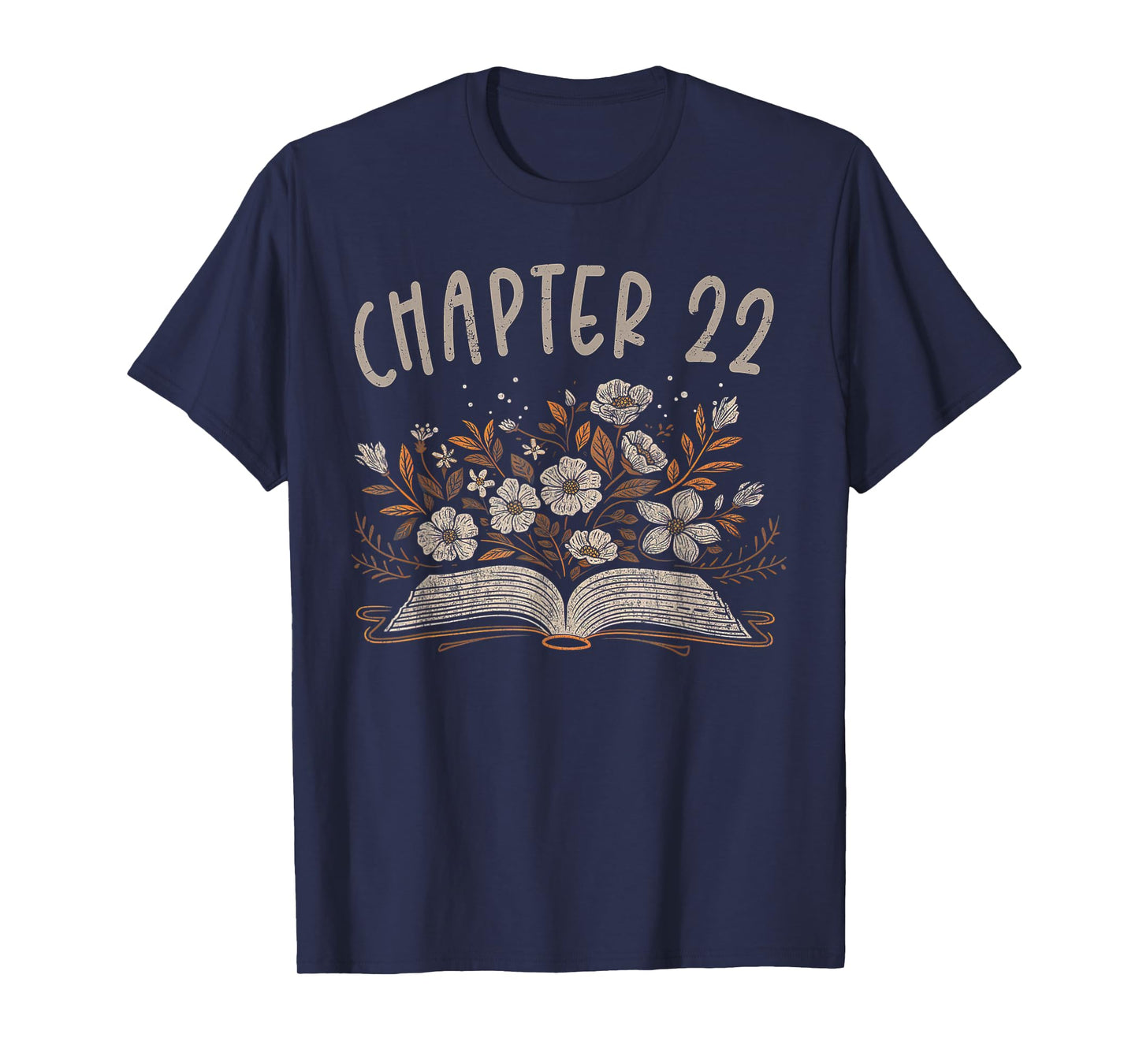 Chapter 22nd Birthday Bookworm 22 Years Old For Book Lovers T-Shirt