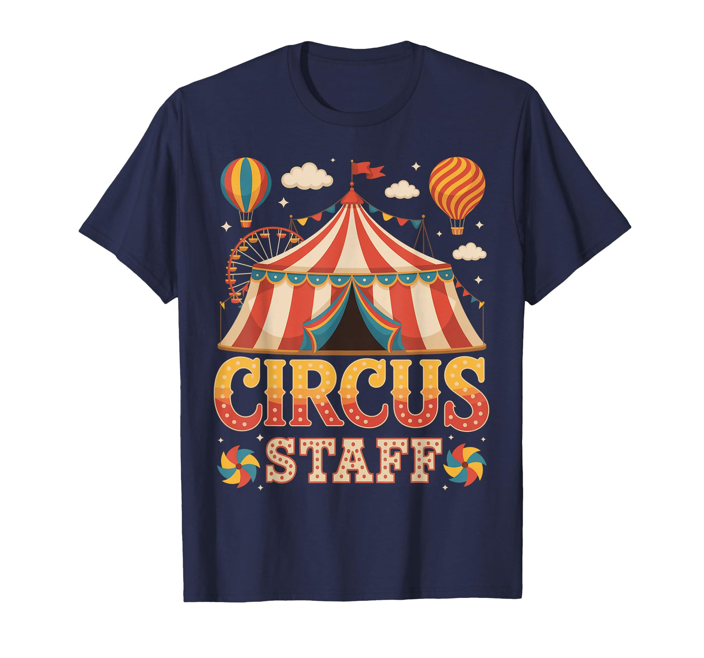 Circus Staff Event Costume Carnival Staff Crew Tent Party T-Shirt