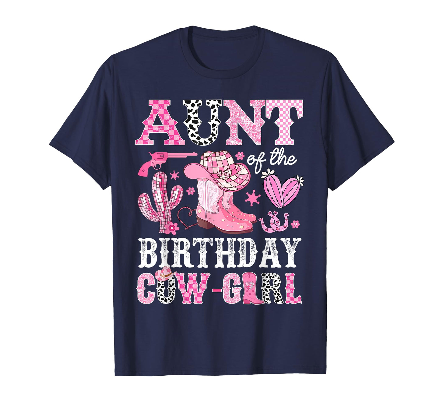Aunt Of The Birthday Cow-Girl Rodeo Cowgirl Bday T-Shirt