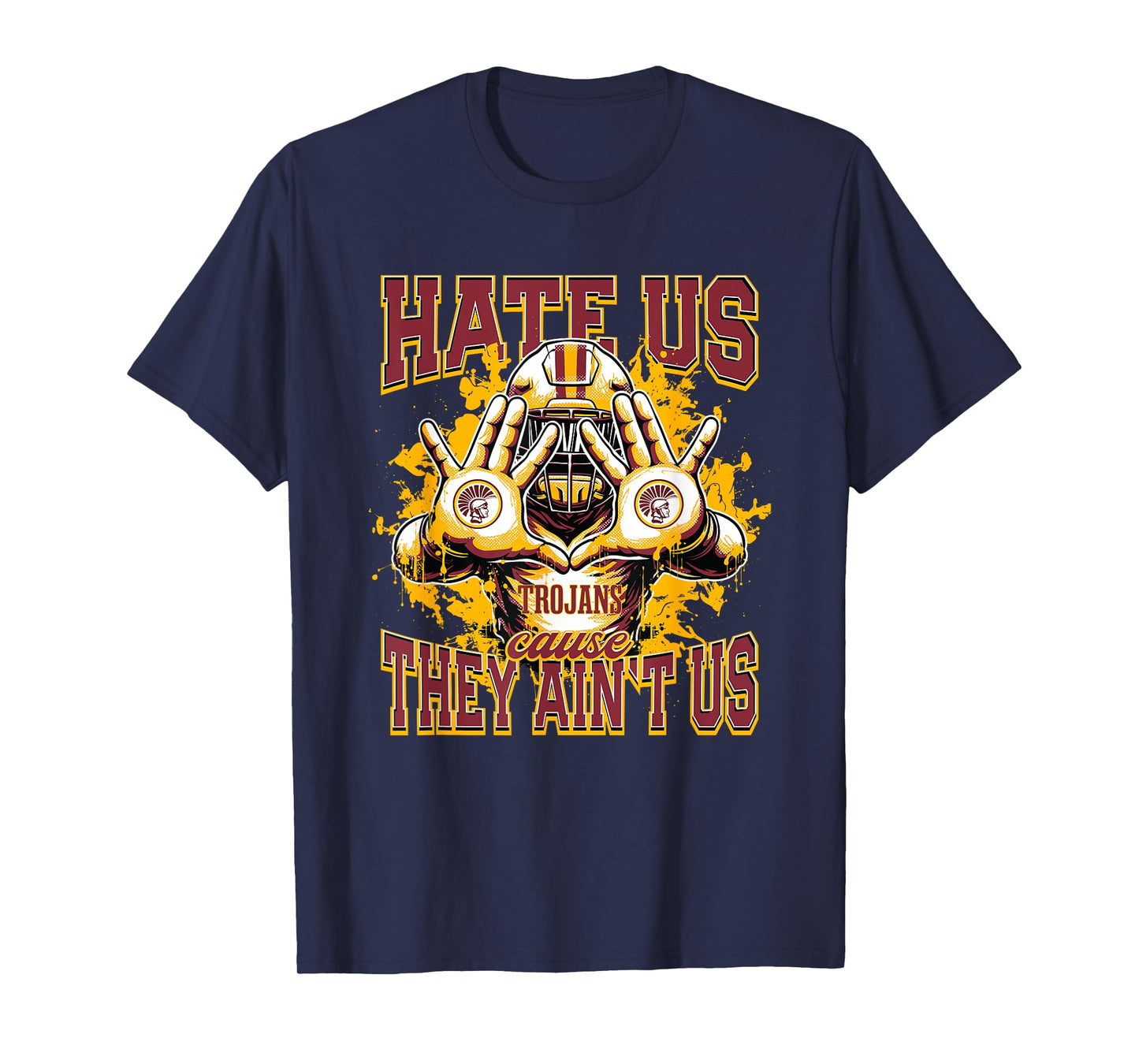 Barren County Trojans Logo Hate Us Cause They Ain't HS T-Shirt