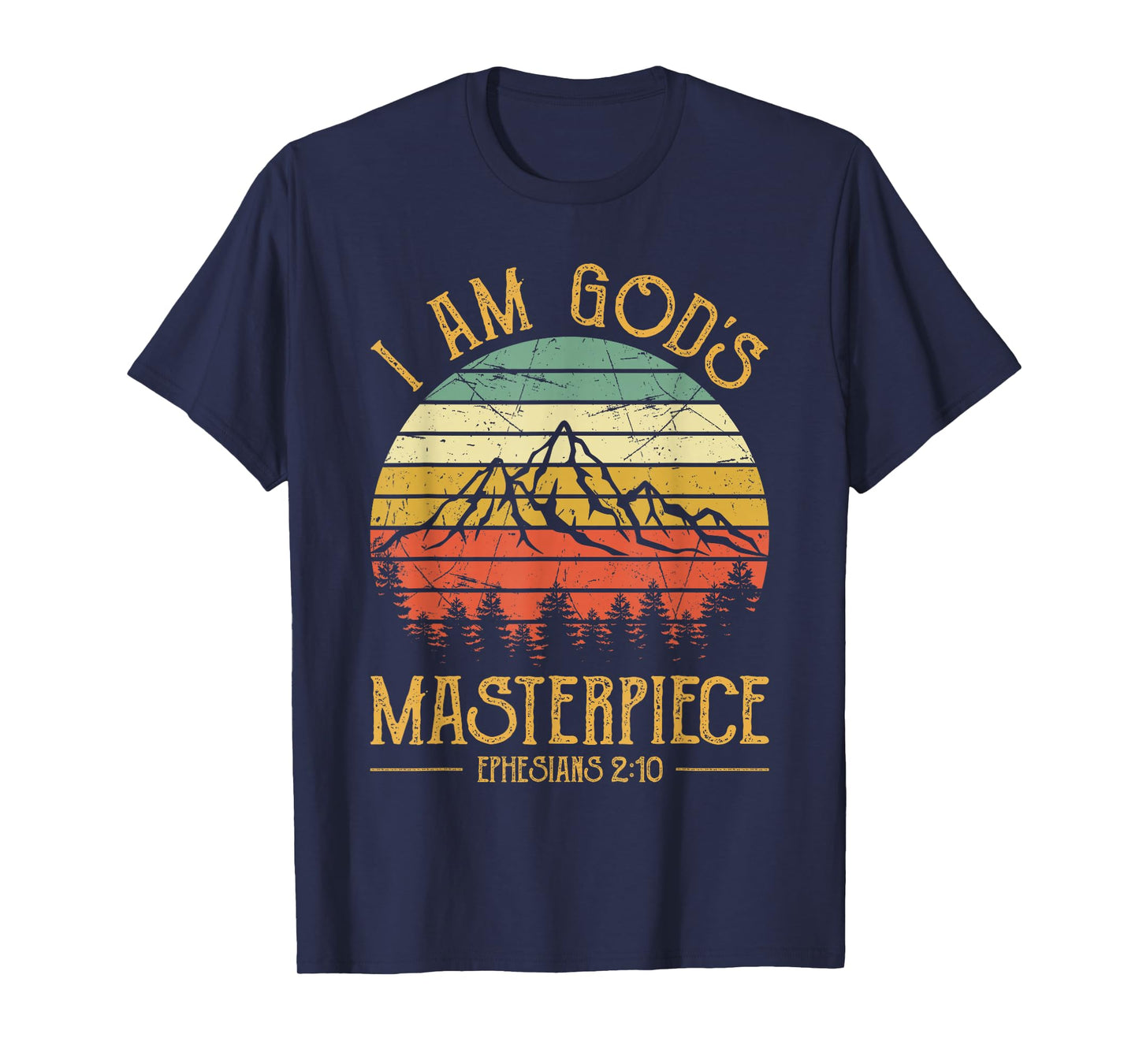 I Am God's Masterpiece Tshirt Mens Womens Kids Christian T-Shirt