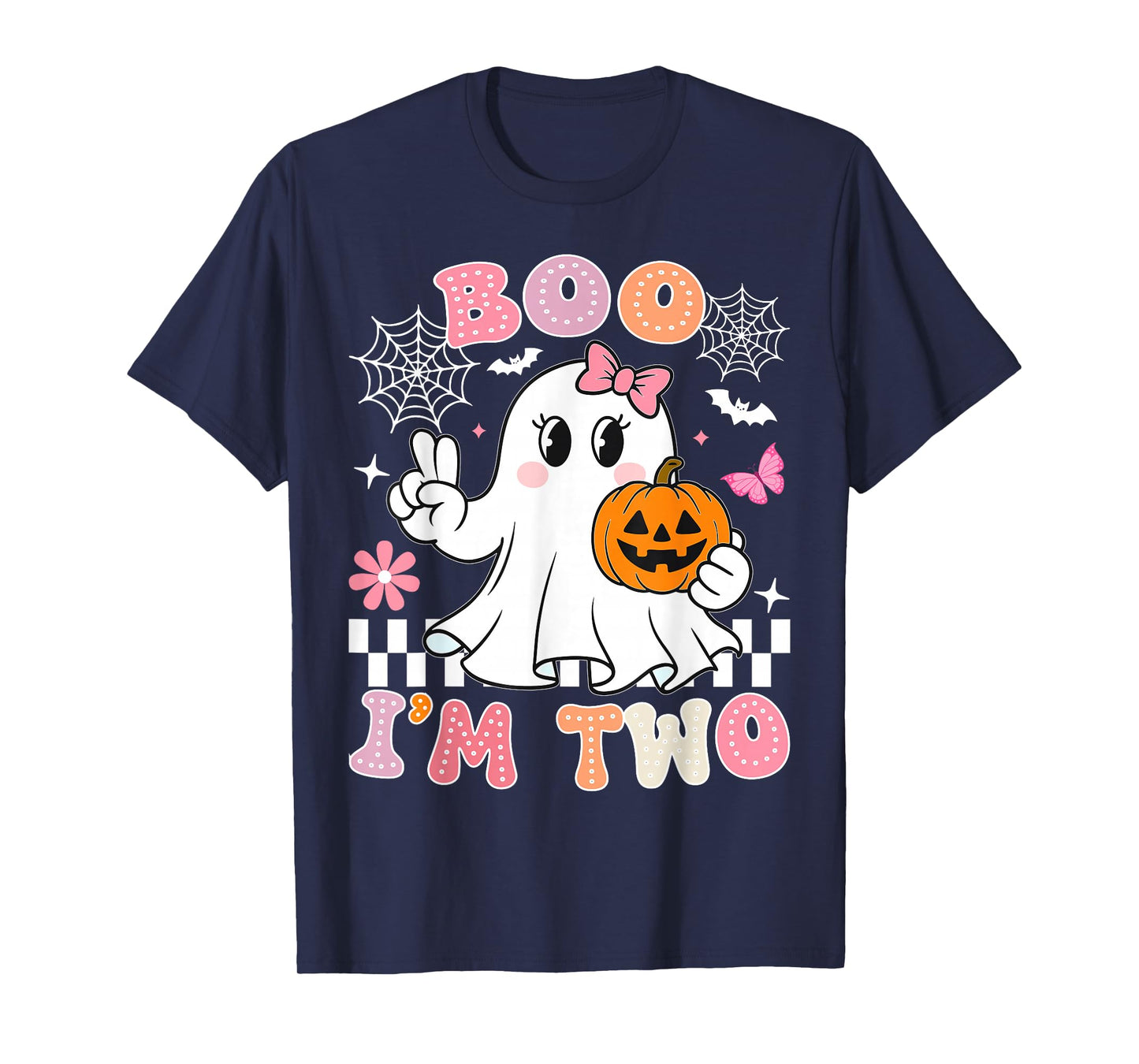 Halloween Birthday Boo im Two Groovy Birthday Outfit T-Shirt