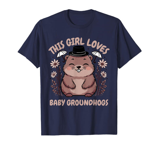 Punxy Phil's Baby Groundhog Day Costume February 2nd Girls T-Shirt