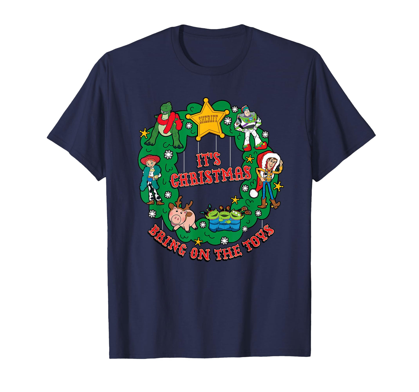 Disney & Pixar's Toy Story It's Christmas, Bring on The Toys T-Shirt