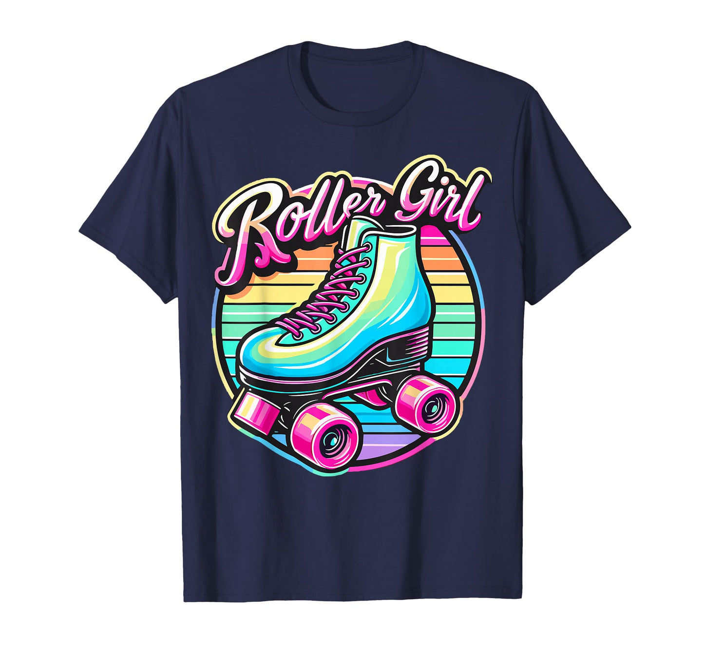 Roller Girl 90s 80s Roller Skates T-Shirt