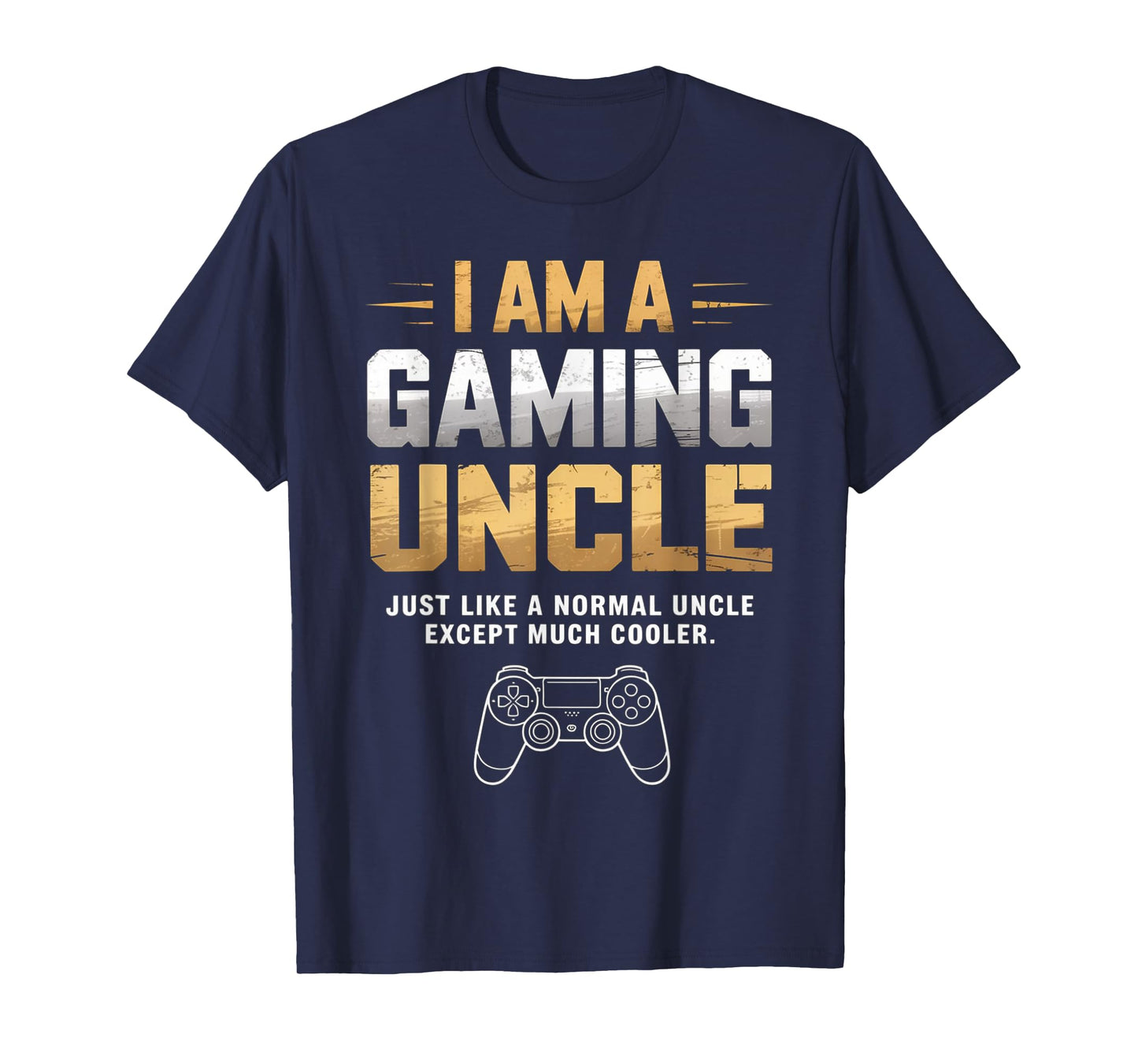 Gaming Uncle Cooler Than Normal Uncle for Mens Boys T-Shirt