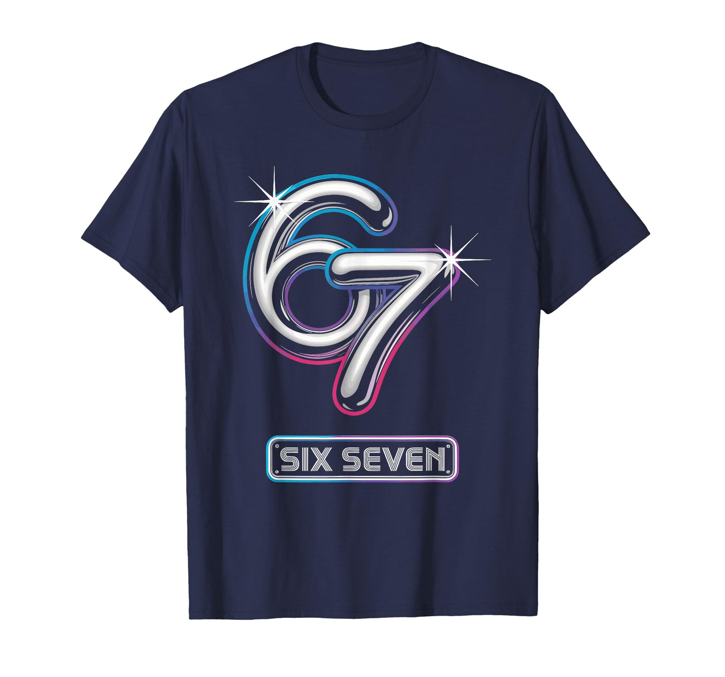 6 7 Meme Six Seven Youth Outfit Gen Alpha Funny Design 67 T-Shirt