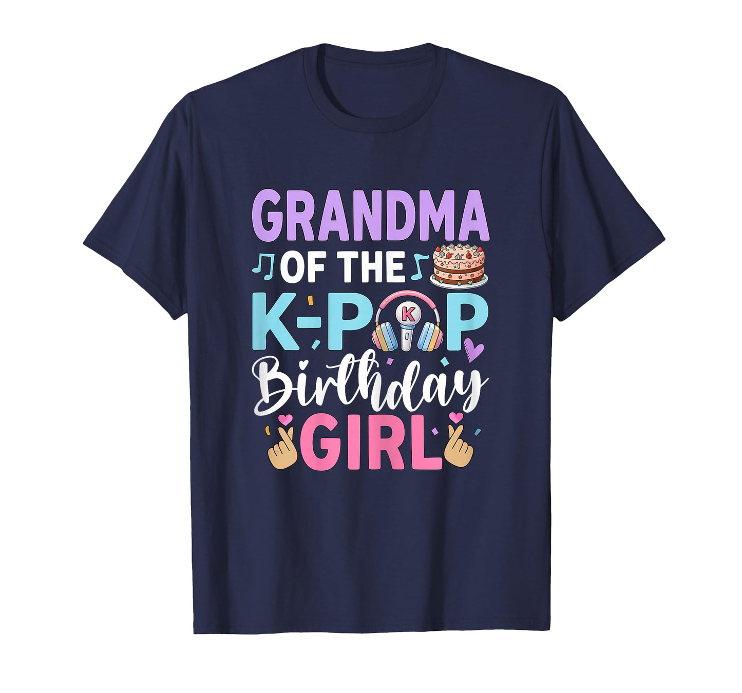Grandma of The K-Pop Birthday Girl T-Shirt
