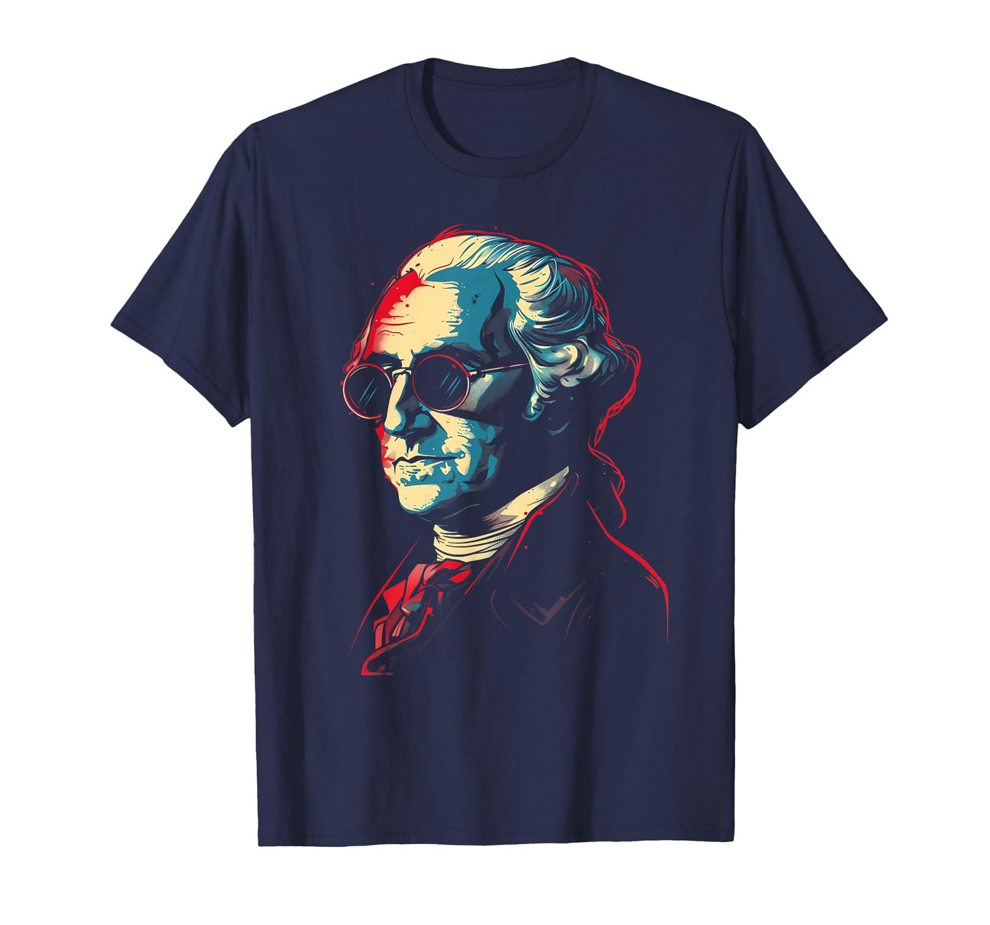 Retro Vintage George Washington - US 4th Of July T-Shirt