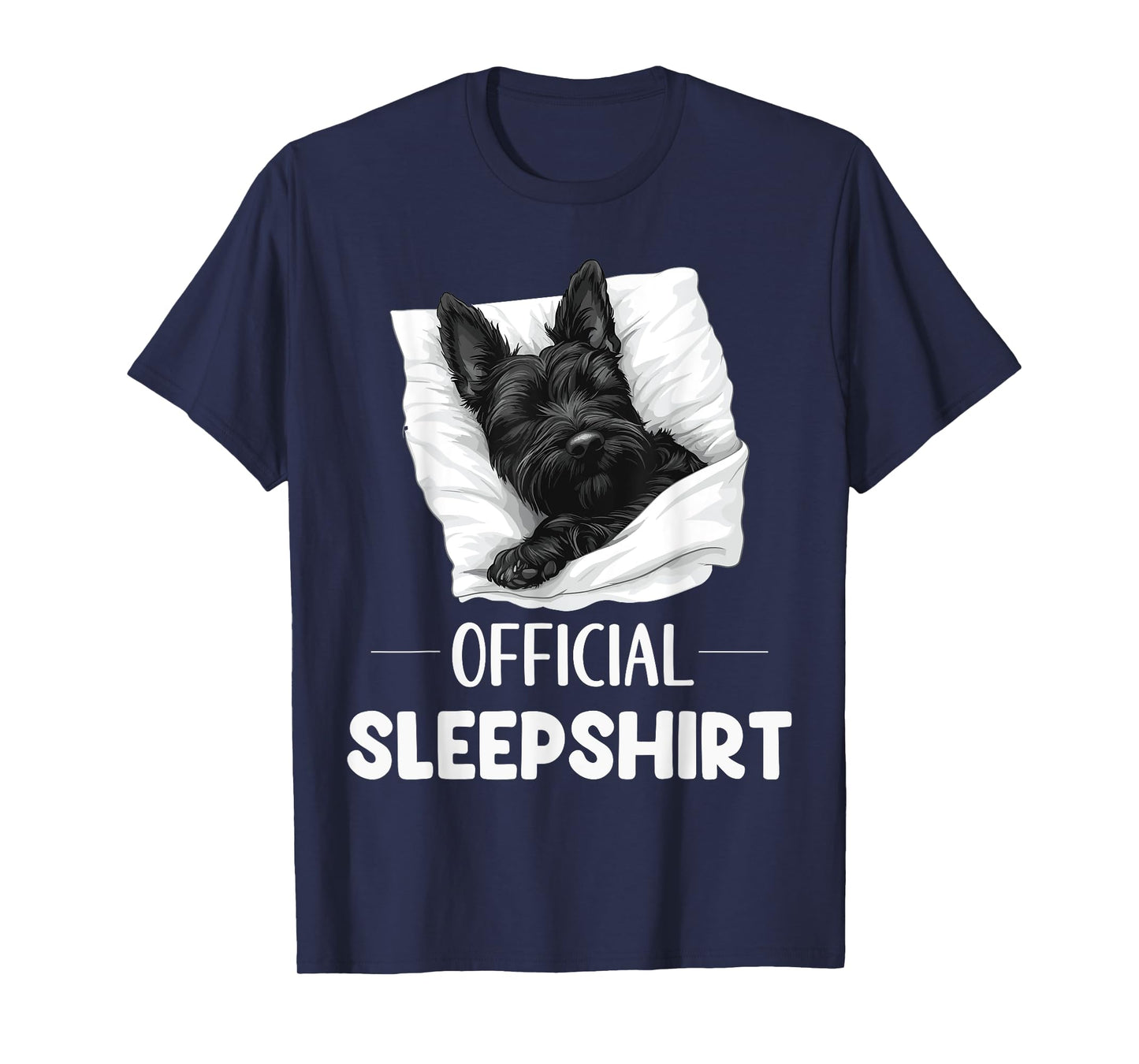 Official Scottish Terrier Sleepshirt Dog Lover Sleepwear Men Women Girls Kids T-Shirt