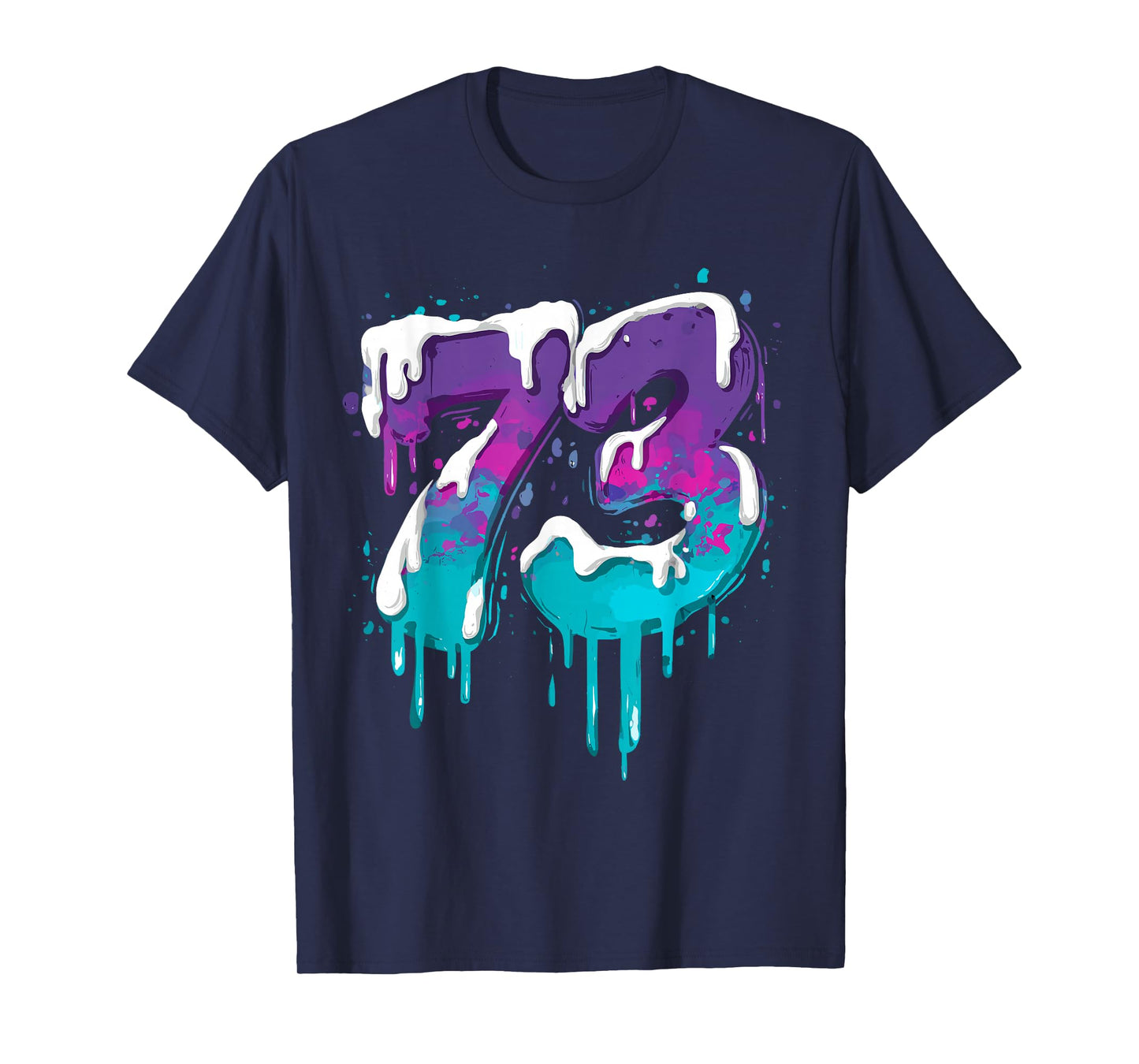 Vintage Baseball 73 Number T-Shirt