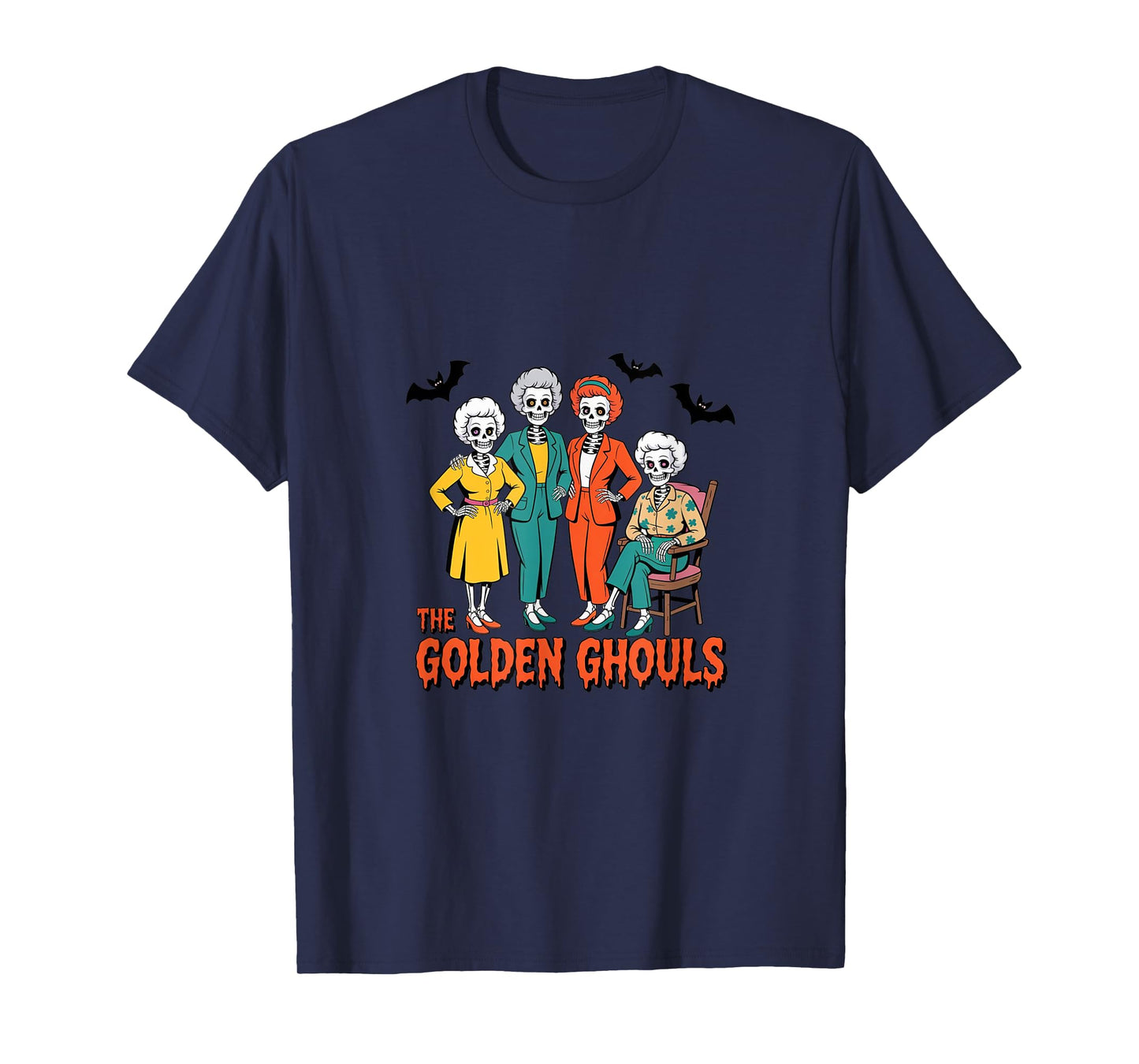 The Golden Ghouls Funny Halloween Parody T-Shirt