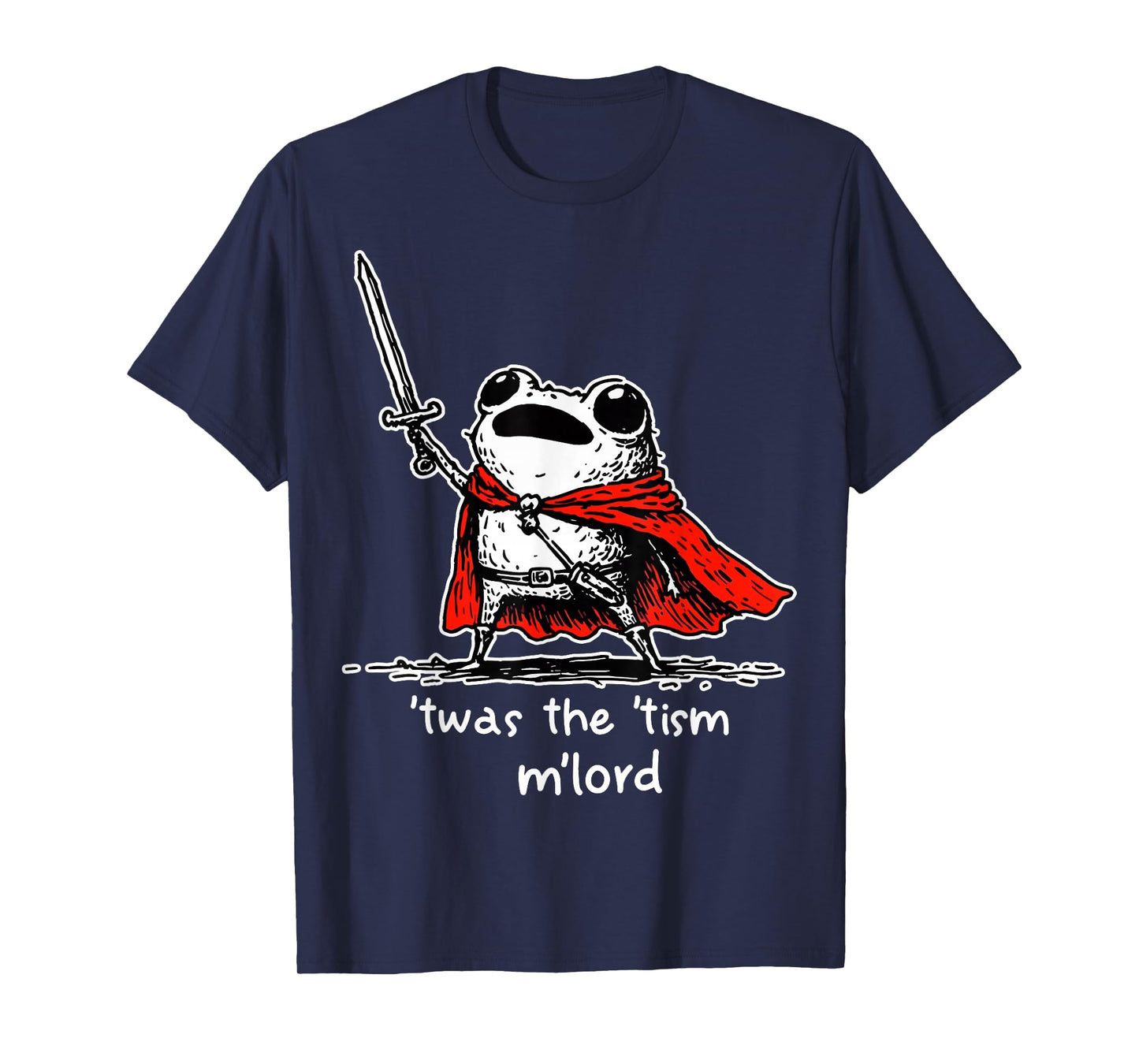 Vintage Frogs Meme TWAS The Tism M Lord Frog Witch Funny T-Shirt
