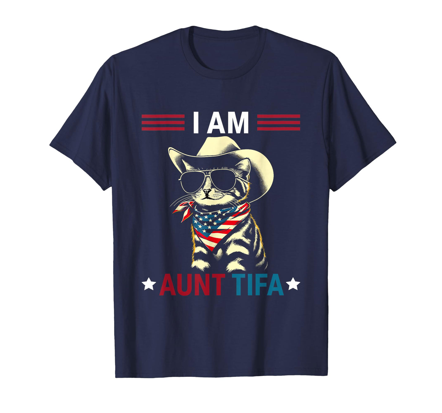 I Am Aunt Tifa Cat American T-Shirt