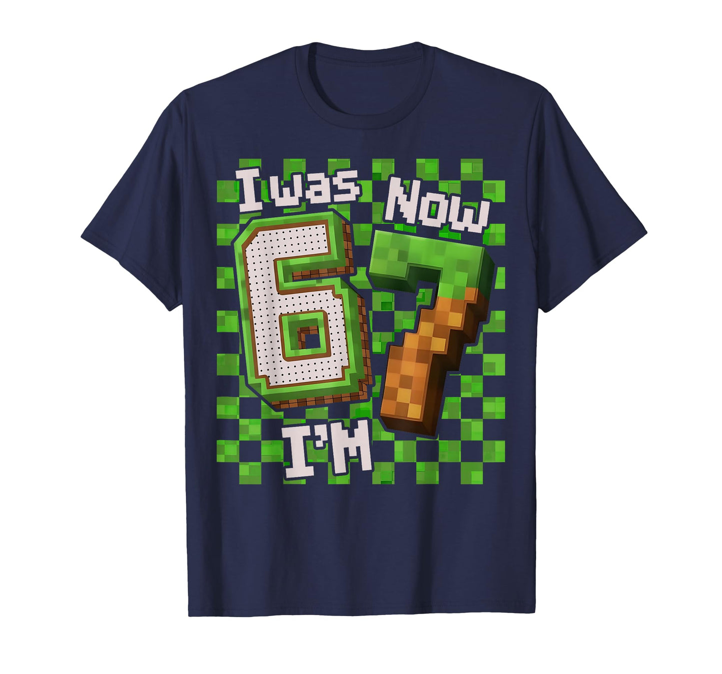 I was 6 Now I'm Seven 7 Year Old Birthday Boy Gamer Boys Kid T-Shirt