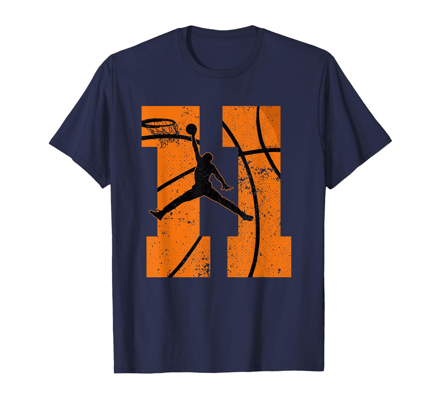 11th Birthday Basketball Party 11 yr Eleven Years Old 11yr T-Shirt