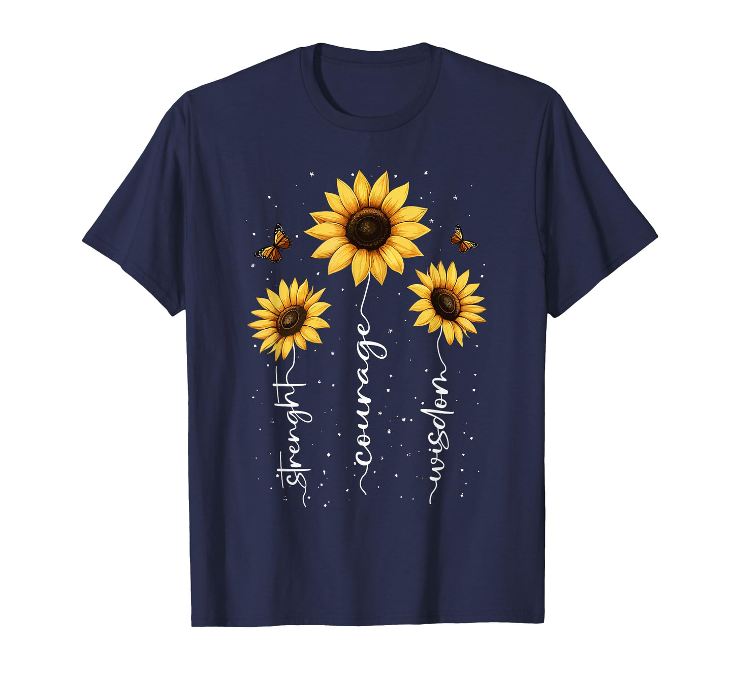 Inspirational Daisy Floral Cute Daisies Flower Nature Lover T-Shirt