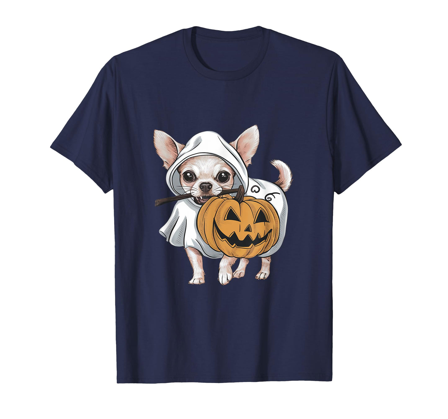 Chihuahua Ghost Dog Halloween T-Shirt
