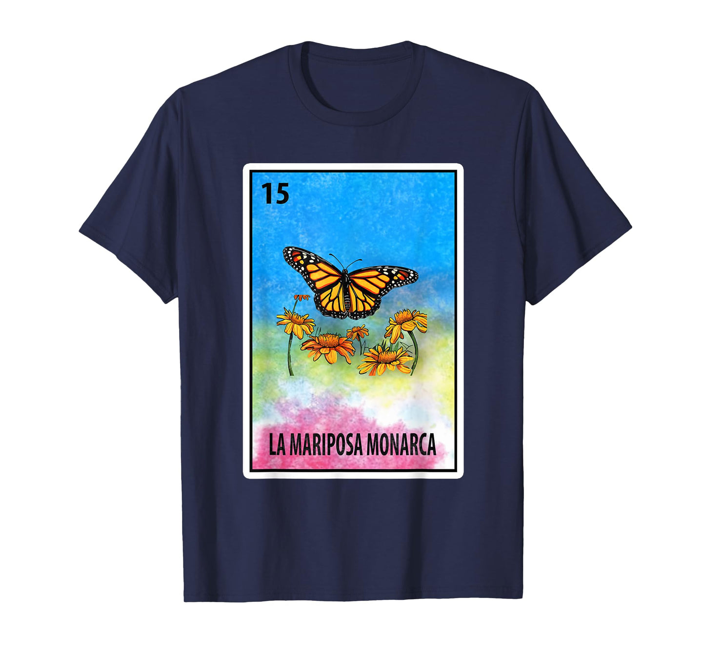 Mexican Bingo La Mariposa Monarca T-Shirt