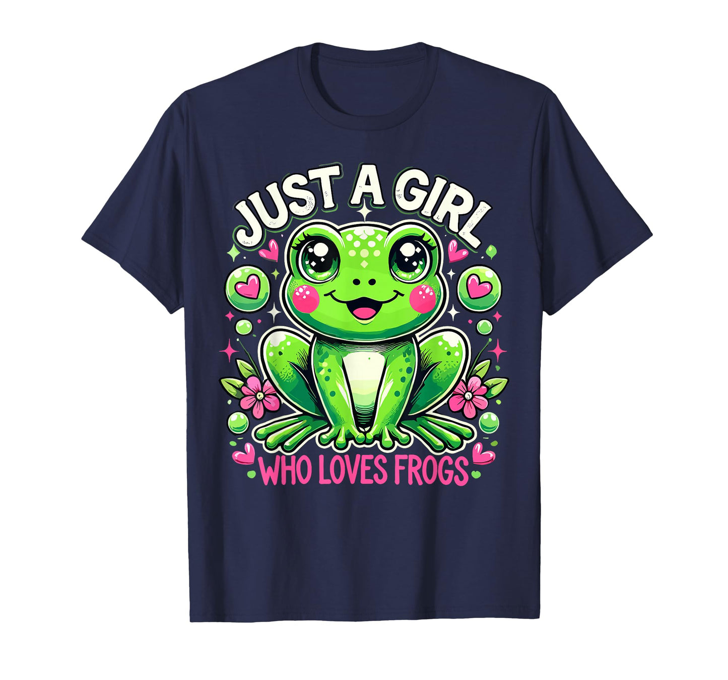 Frog Lover Just a Girl Who Loves Frogs T-Shirt