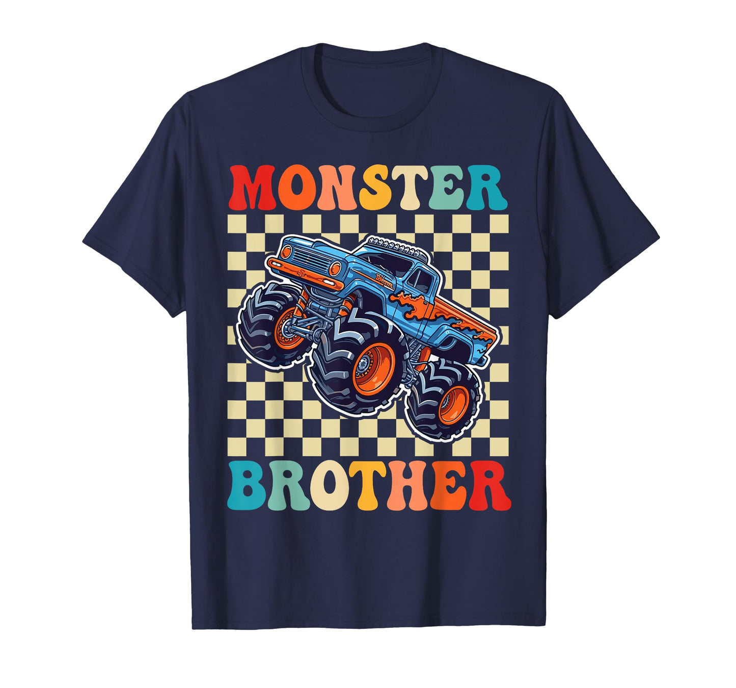 Monster Truck Brother Family Matching Monster Truck Lovers T-Shirt