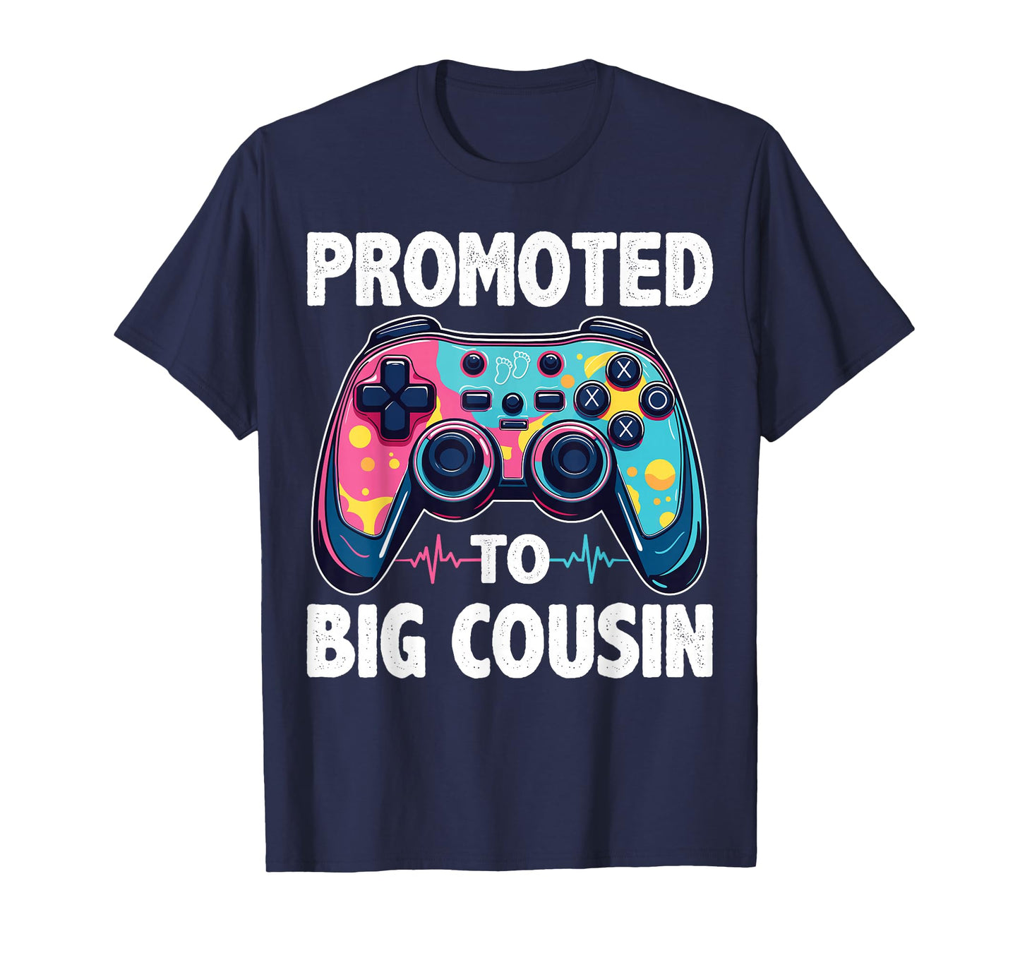 Video Gamer Gender Reveal Party Promoted To Big Cousin T-Shirt