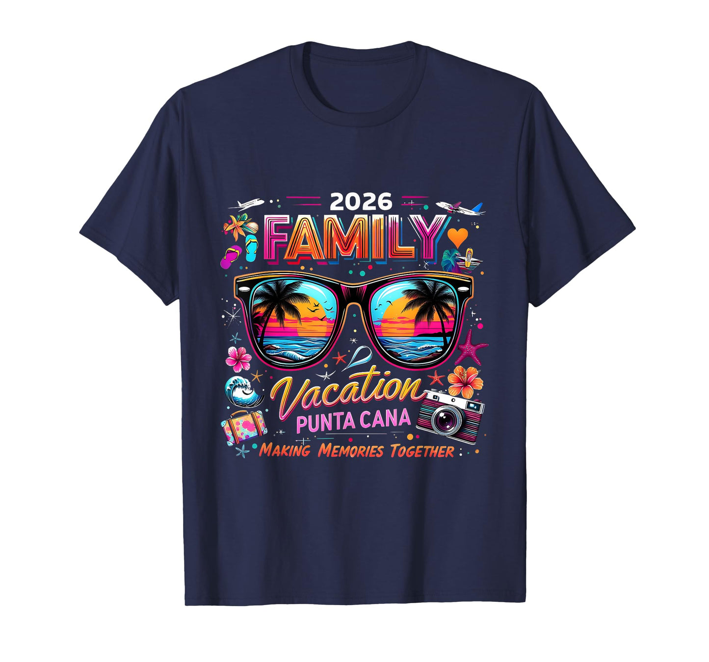 Family Vacation 2026 Punta Cana Making Memories Together T-Shirt