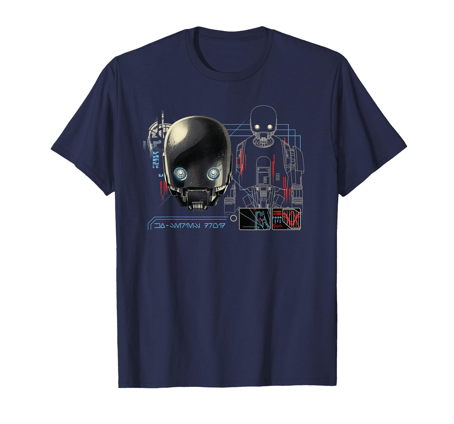 Star Wars Andor Season 2 K-2SO KX-Series Droid Readout T-Shirt