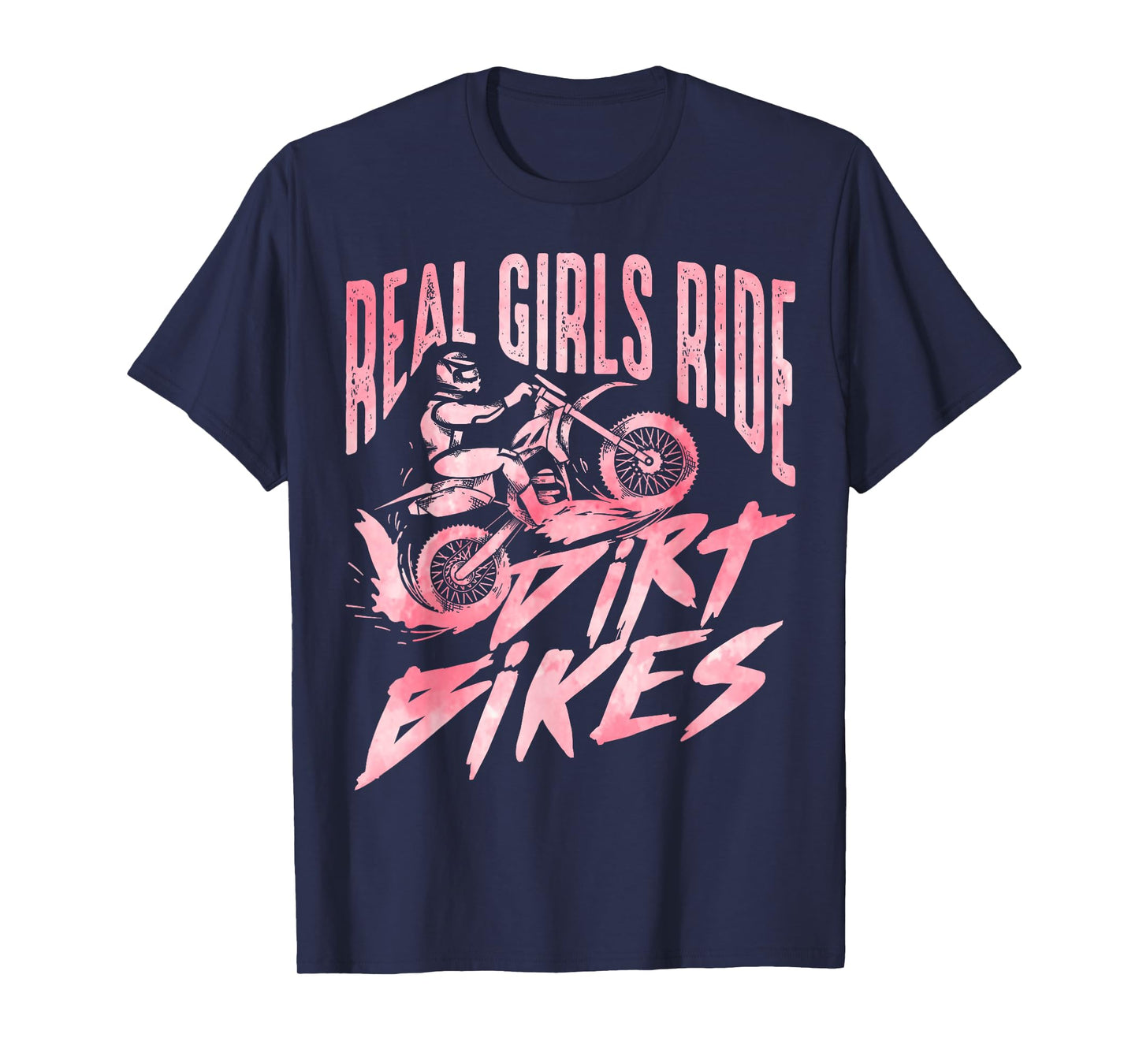 Cool Dirt Bike Art For Women Girls Motocross Racing Dirtbike T-Shirt