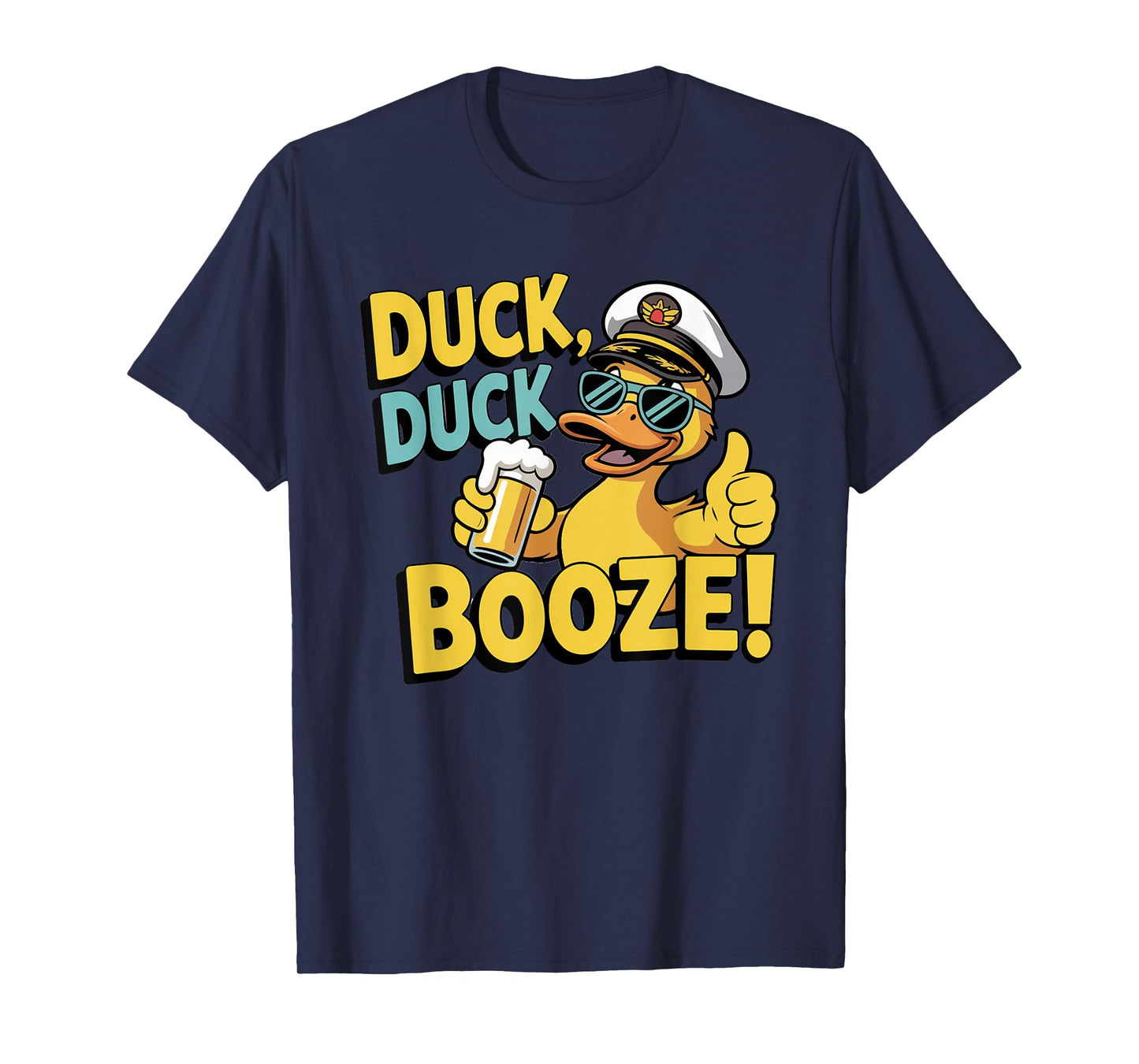 Duck Duck Booze Funny Cruise Family Matching Cruising T-Shirt