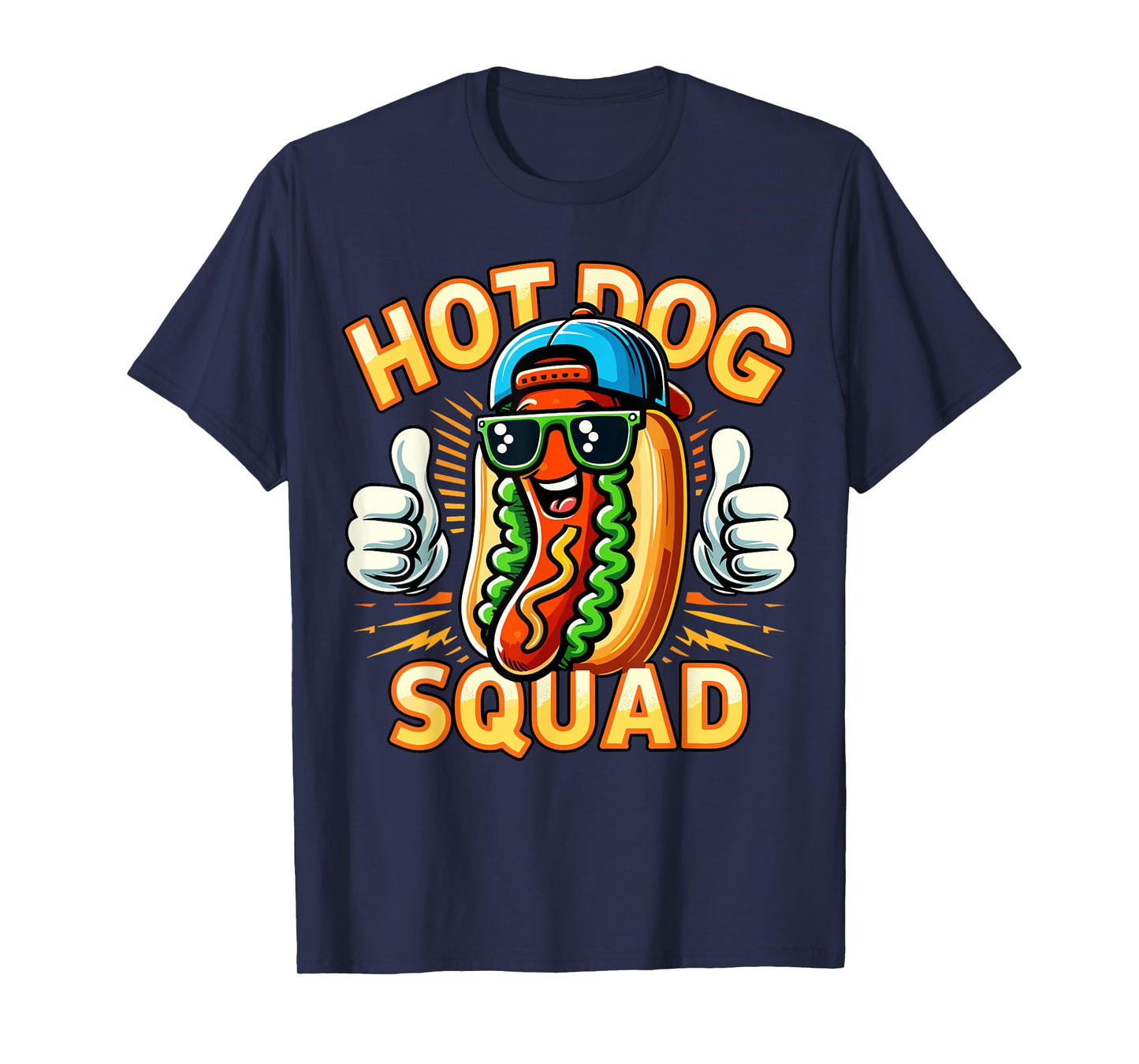 Hot Dog Squad Funny Hot Dog Stand Team Hotdog Crew T-Shirt