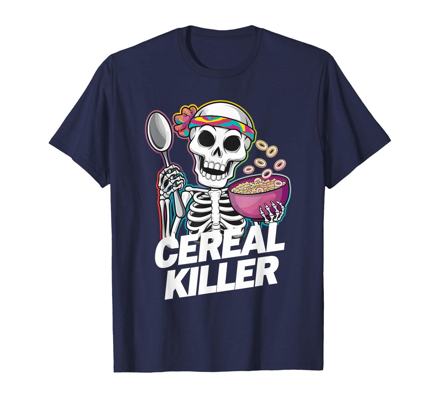 Cereal Killer Halloween Love Cereal Funny Cereal T-Shirt