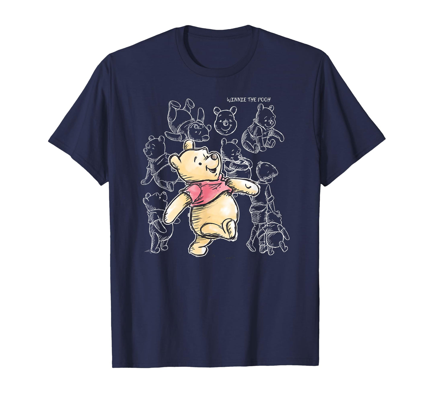 Disney Winnie The Pooh Winnie The Pooh Sketch Christopher T-Shirt
