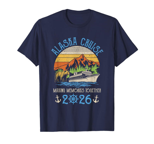 Alaska Cruise 2026 Matching Family Friends Group Alaskan T-Shirt
