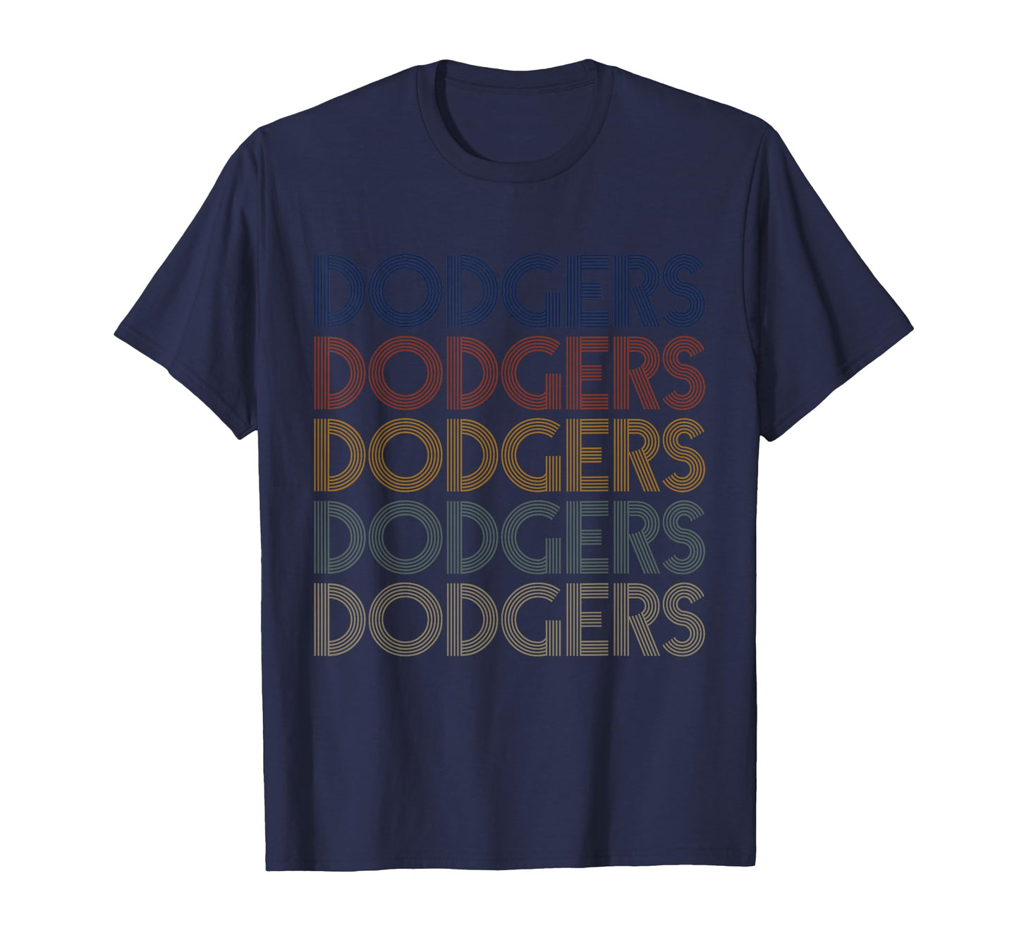 Dodgers Name Retro Vintage Apparel Gift Dodgers Lover T-Shirt