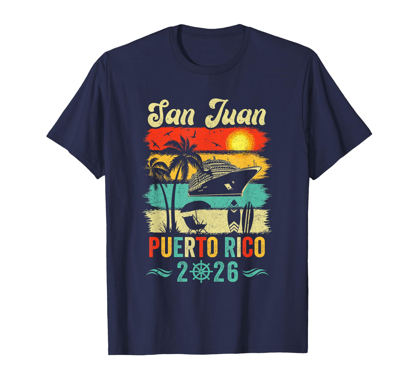 Family Vacation Puerto Rico San Juan 2026 Beach Summer T-Shirt