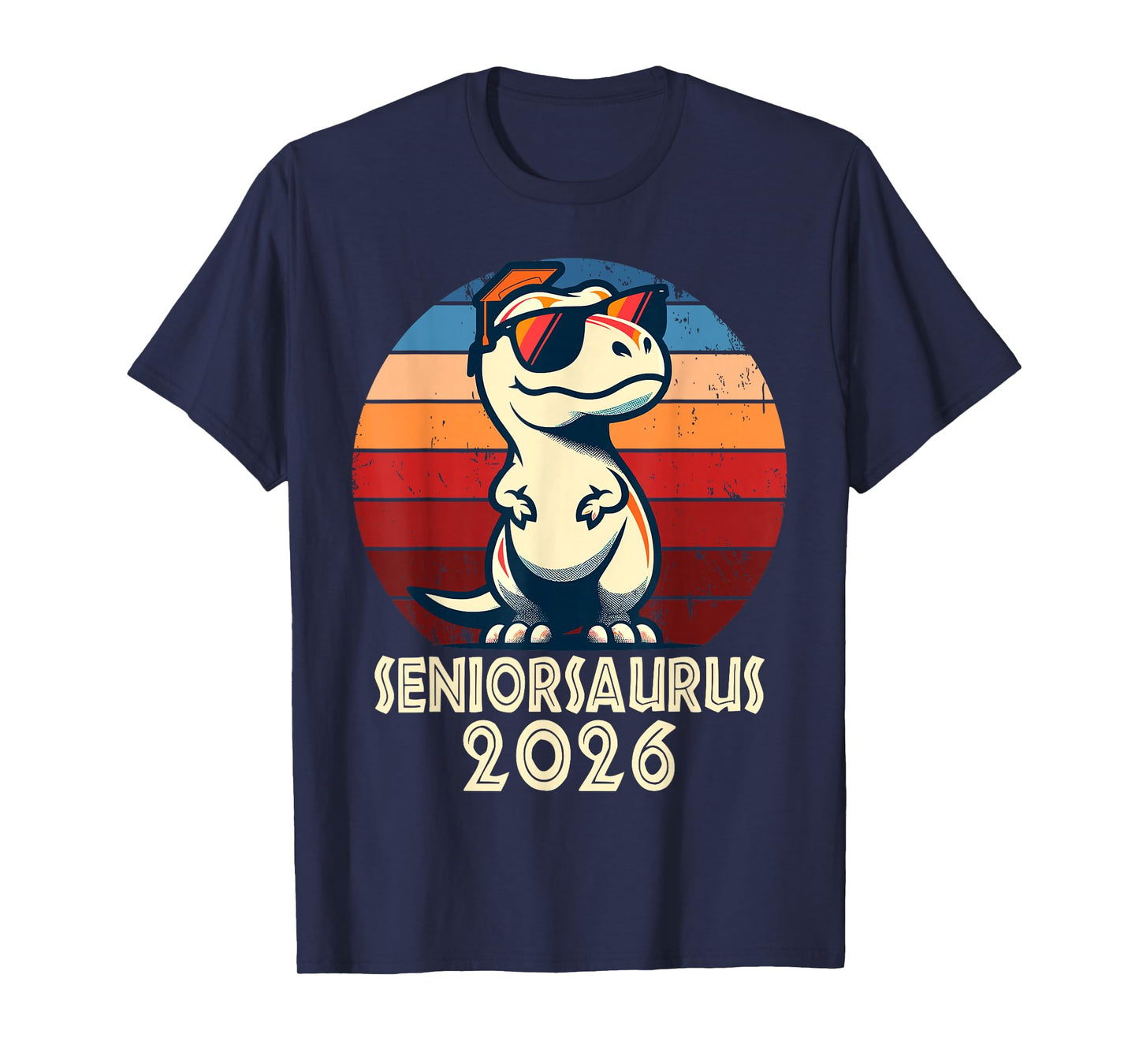 Retro Class of 2026 Men Women Funny Seniors T-Shirt